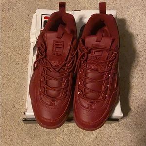 Burgundy Fila